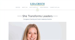 Desktop Screenshot of lisagrech.com